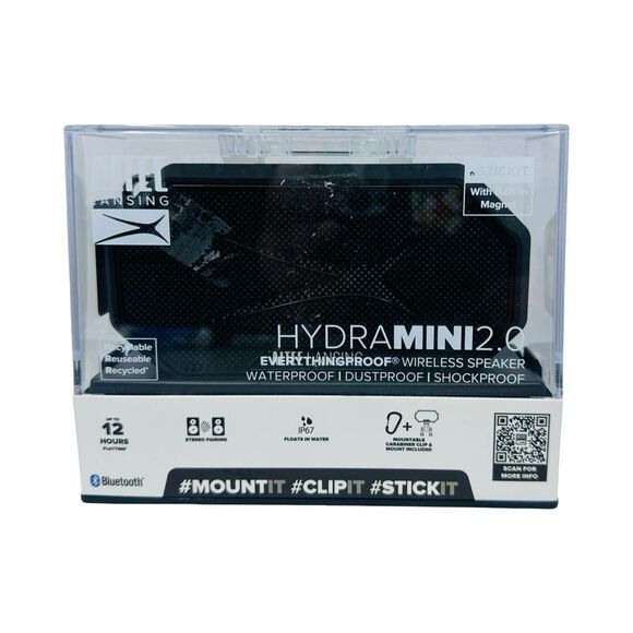 Altec Lansing HydraMini 2.0 Waterproof Speaker - Black - Picture 2 of 3